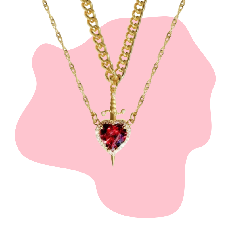 Conjunto Corazón y Espada